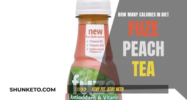 Peach Tea Delight: Unveiling Calorie Secrets of Diet Fuze