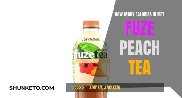 Calorie Count in Diet Fuze Peach Tea