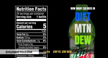 Unveiling the Calorie Count: Diet Mtn Dew's Nutritional Secrets