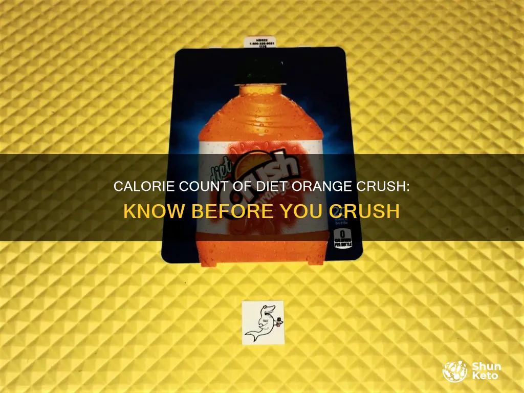 how many calories in diet orange crush