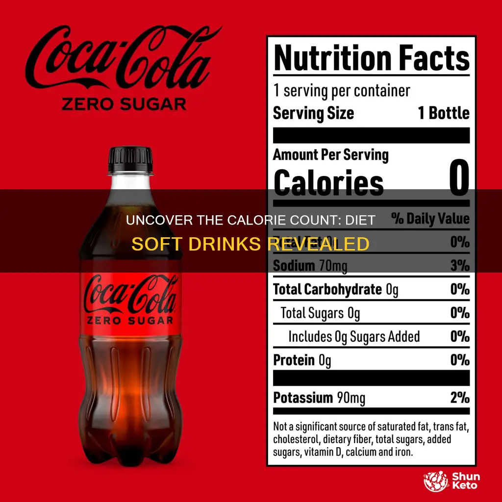 how many calories in diet soft drink