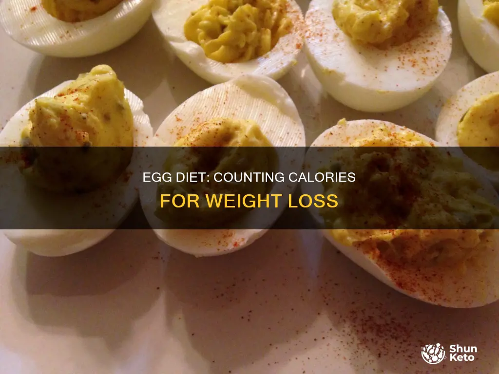 how many calories in egg diet