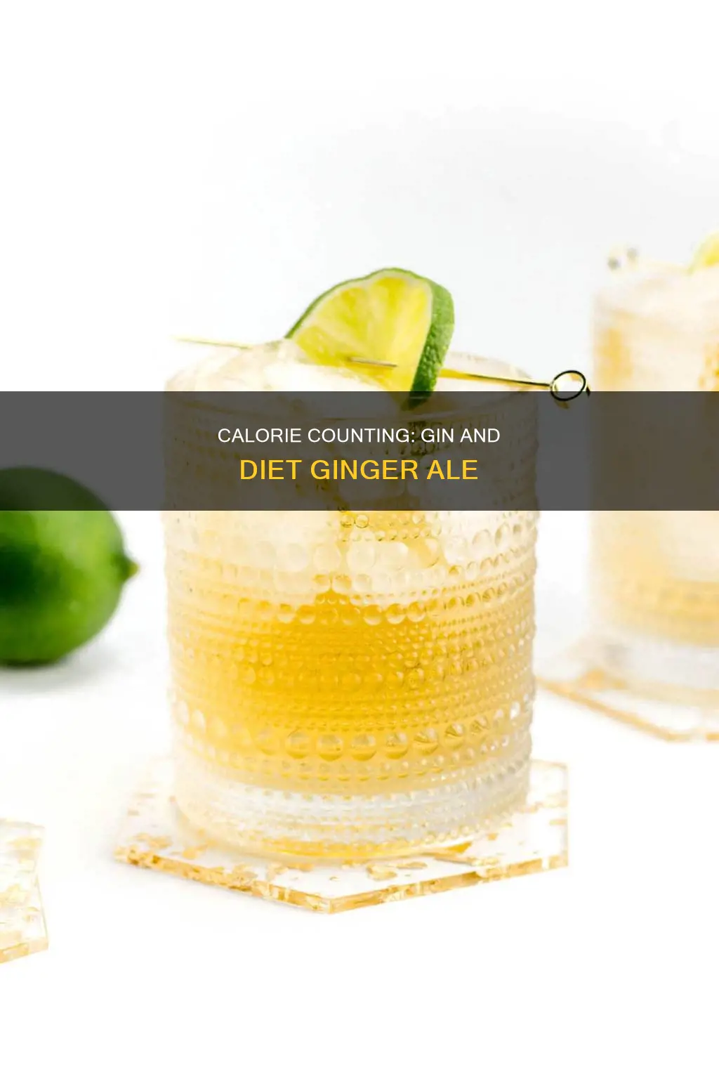how many calories in gin and diet ginger ale
