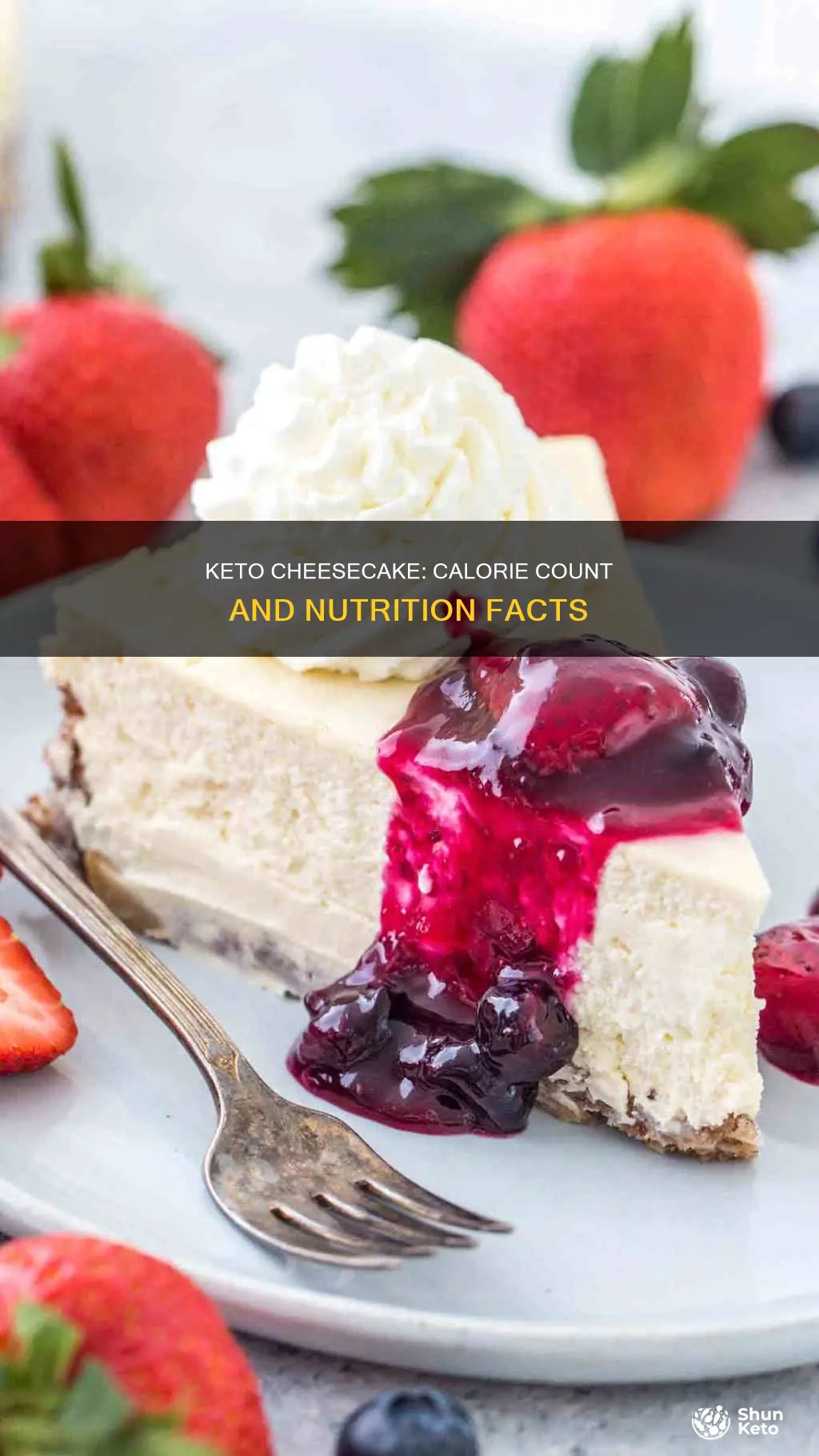 how many calories in keto cheesecake