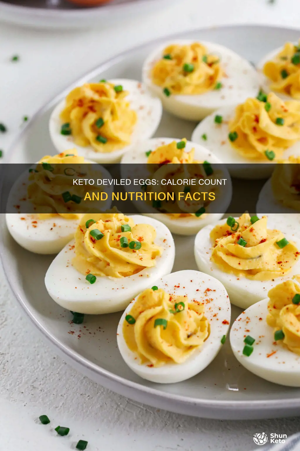 how many calories in keto deviled eggs