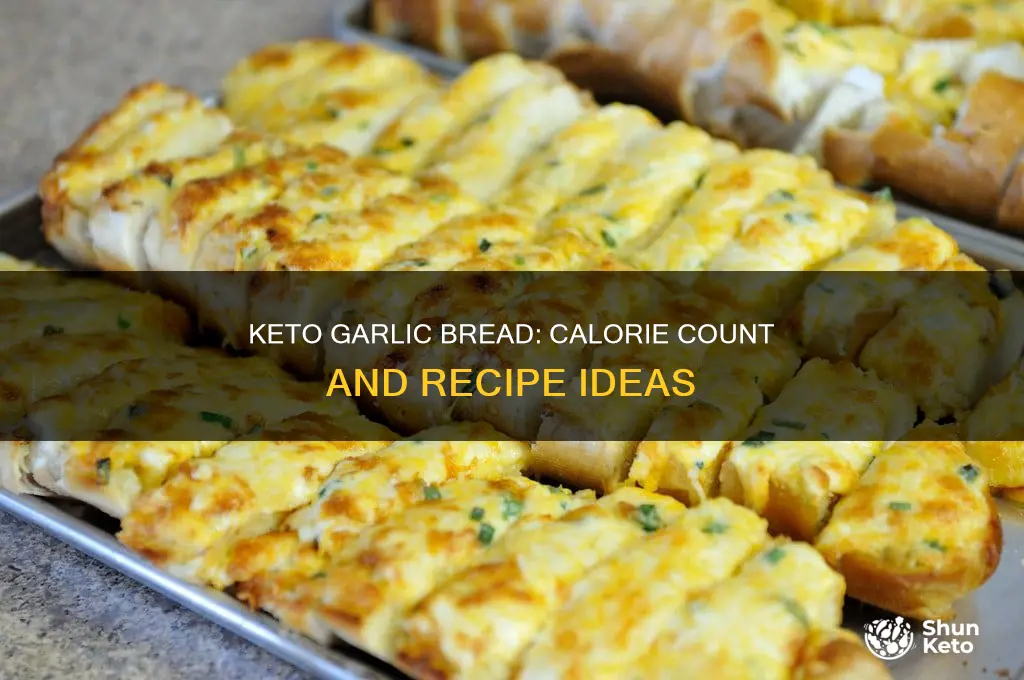 how many calories in keto garlic bread