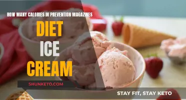 Prevention Magazine's Diet Ice Cream: Calorie Breakdown
