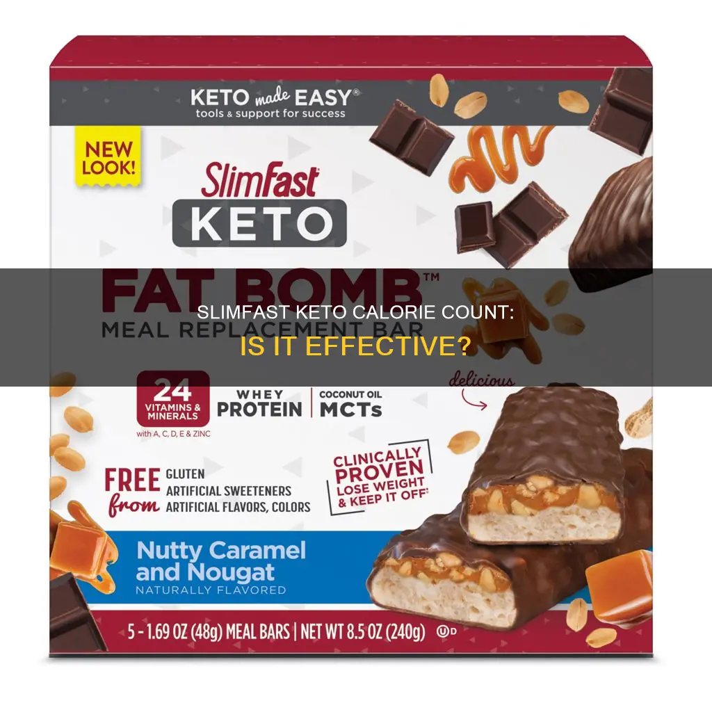 how many calories in slimfast keto