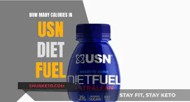 USN Diet Fuel: Calorie Count and Nutrition Facts