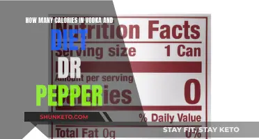 Calorie Count: Vodka and Diet Dr. Pepper's Surprising Numbers