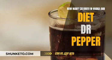 Calories in Vodka and Diet Dr Pepper: What's the Count?