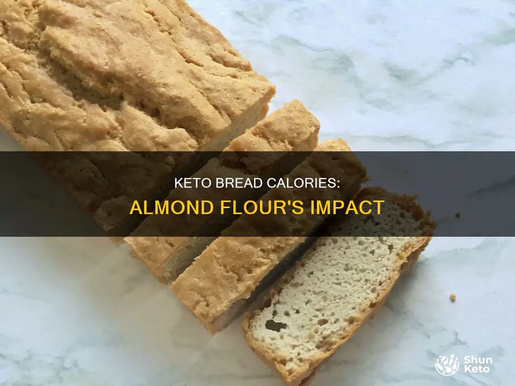 how many calories is keto bread with almond flour