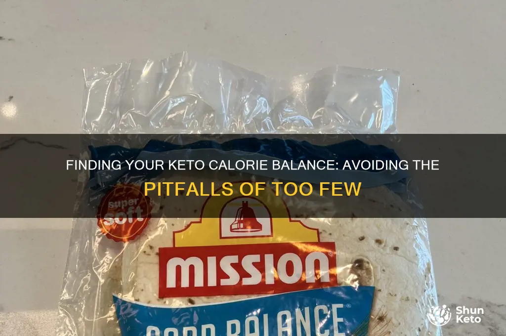 how many calories is too few on keto diet