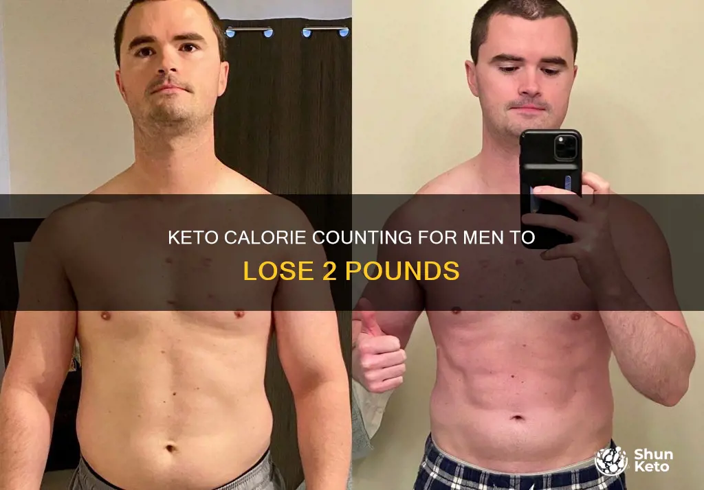 how many calories men losing 2 pounds keto