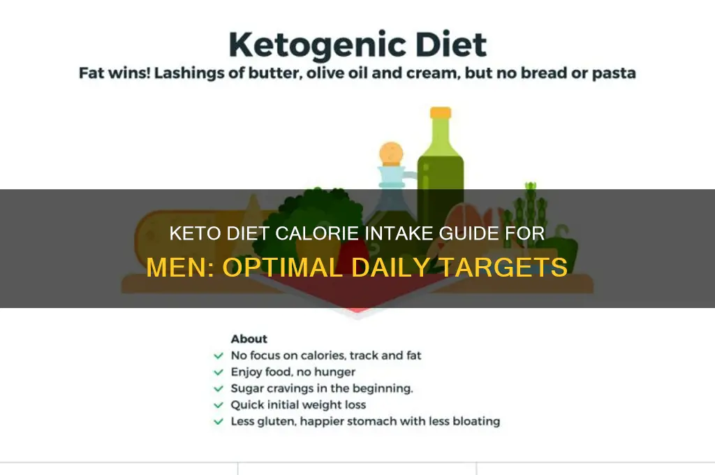 how many calories on keto diet male