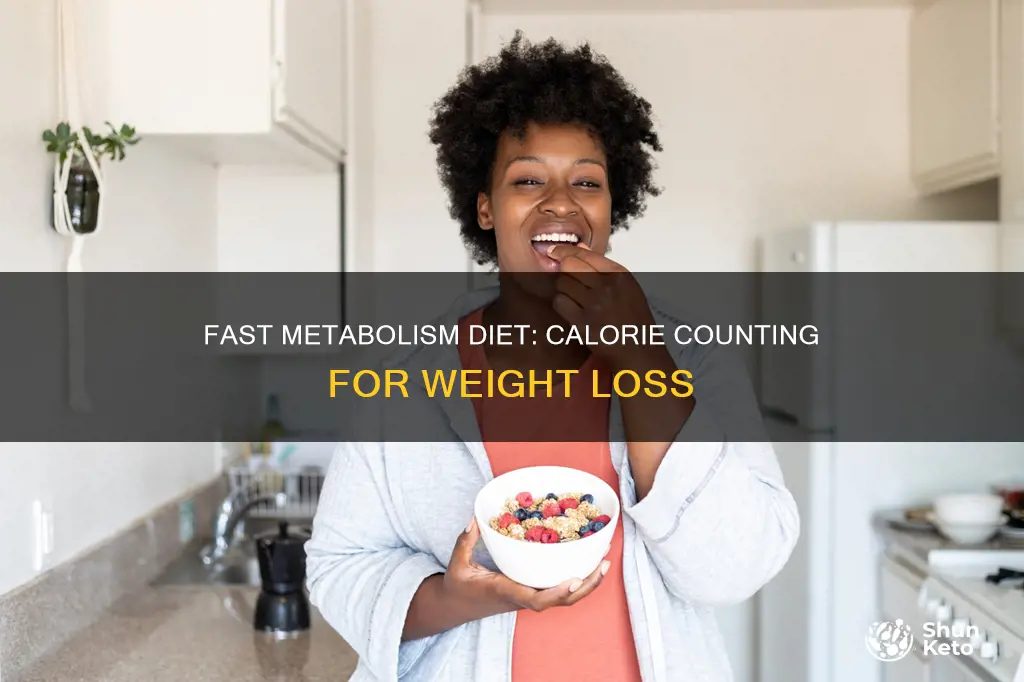 how many calories on the fast metabolism diet
