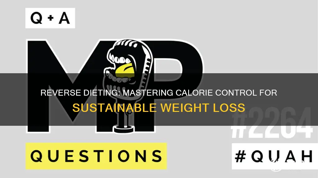 how many calories reverse diet