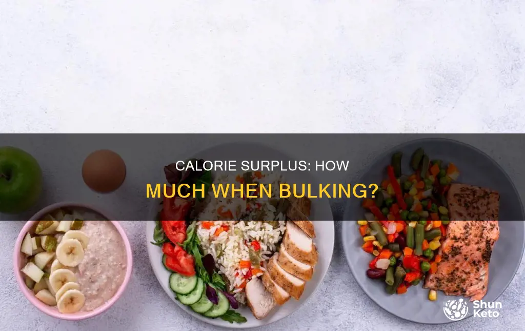 how many calories to add to diet when bulking