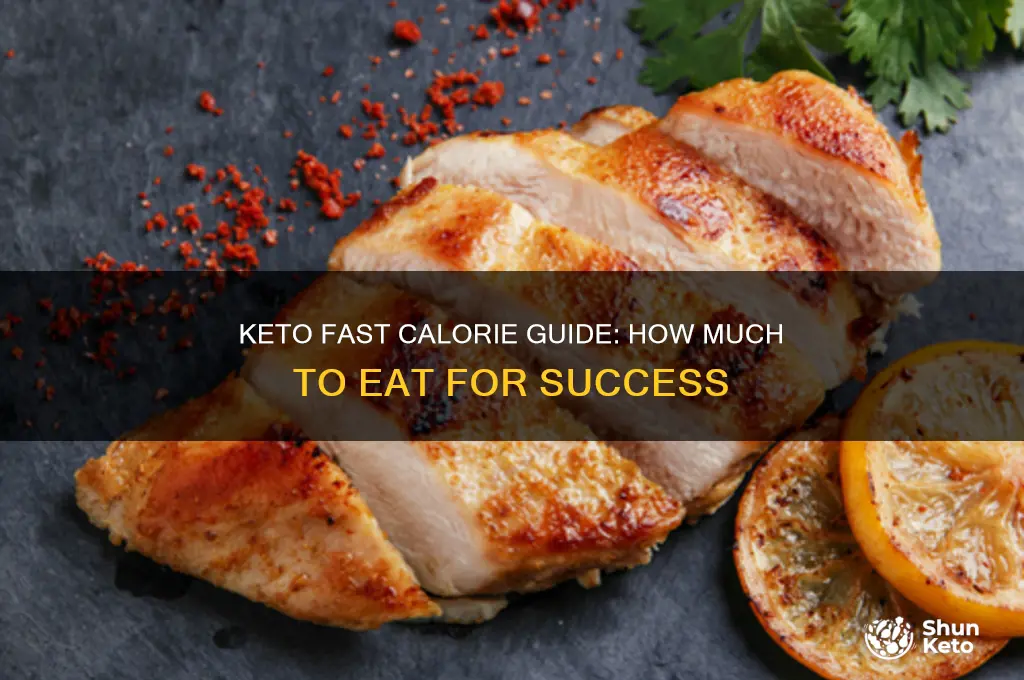 how many calories to eat on keto fast