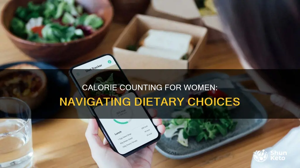 how many calories when on diet woman