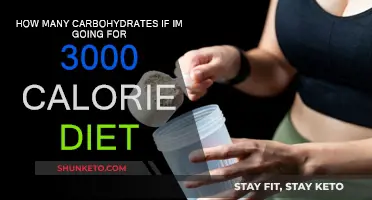 Carbohydrate Consumption for a 3000-Calorie Diet