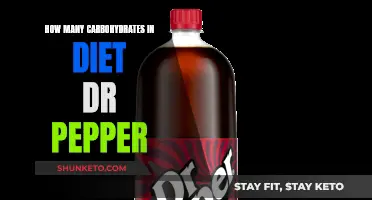 Carbohydrate Count in Diet Dr Pepper
