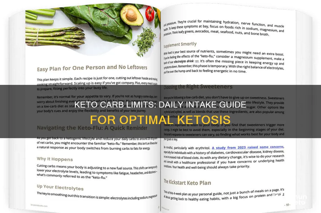 how many carbohydrets a day should i eat keto