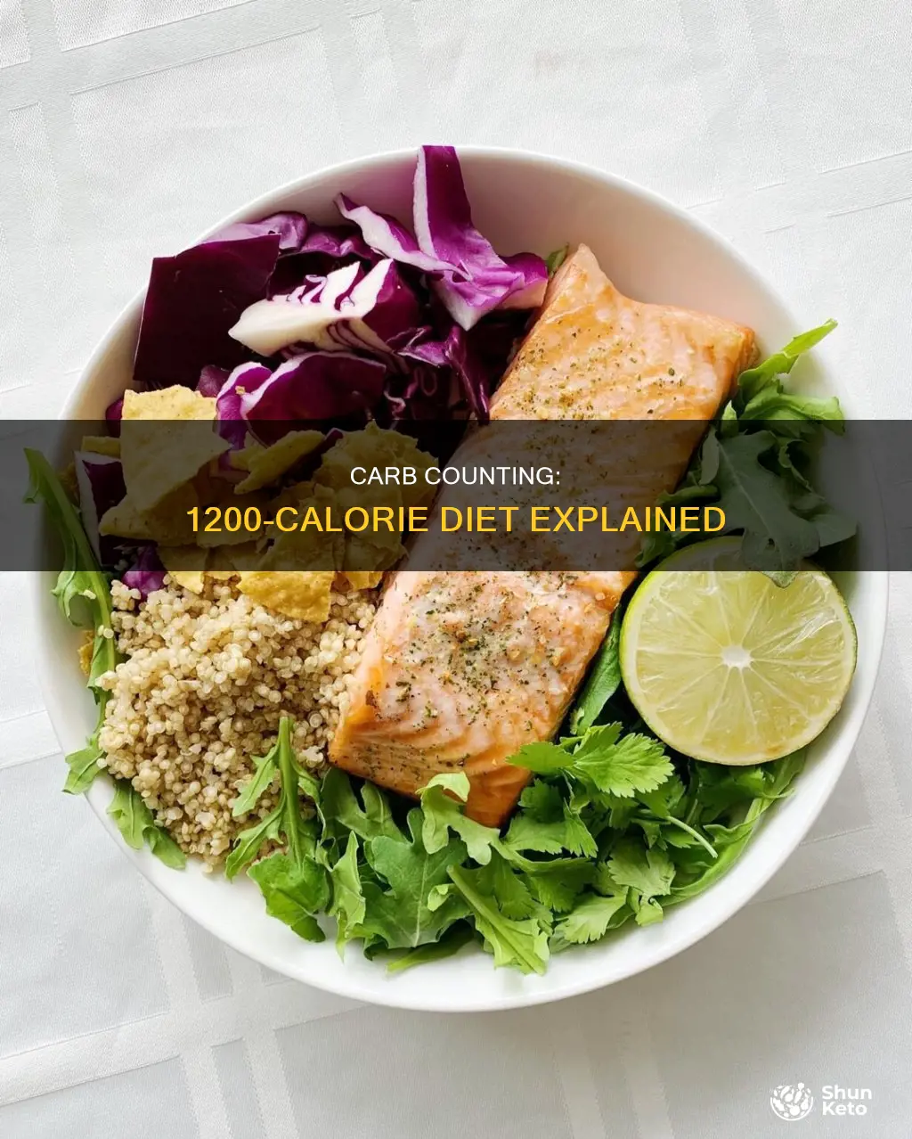 how many carbs 1200 calorie diet