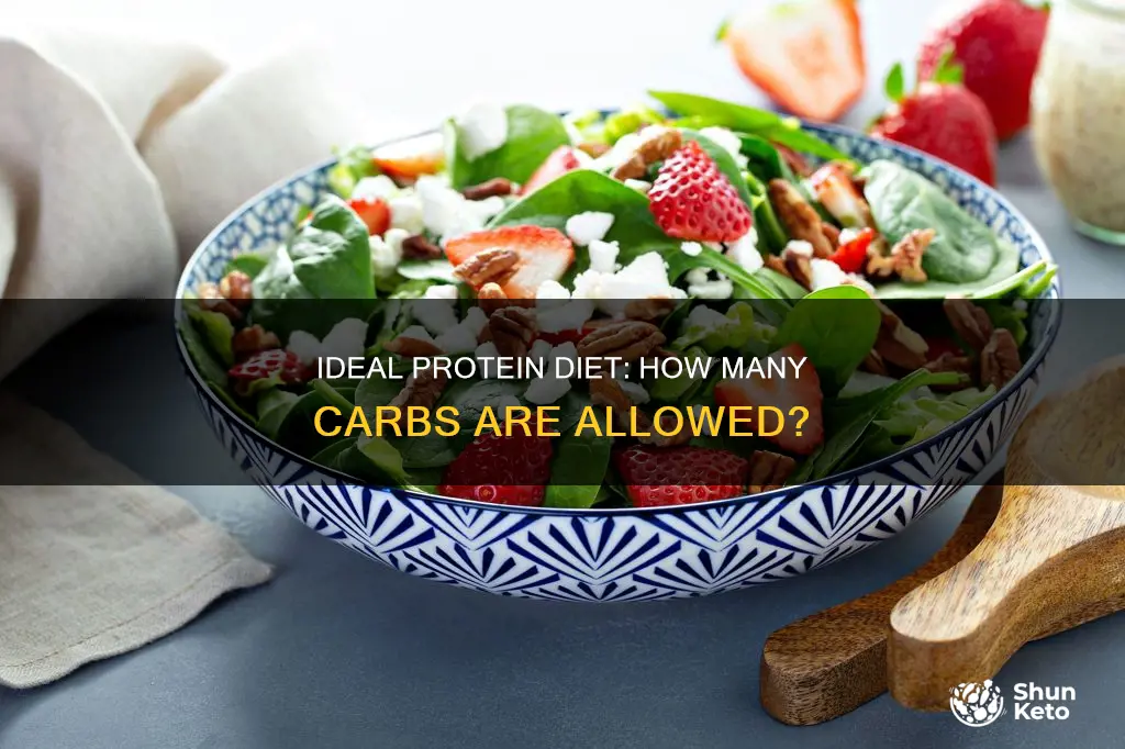 how many carbs a day on ideal protein diet