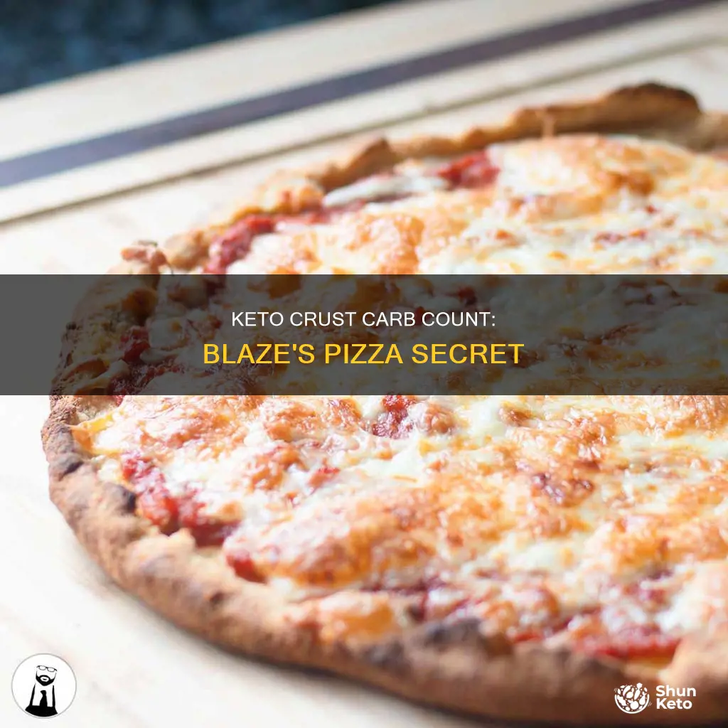 how many carbs are in blaze keto crust