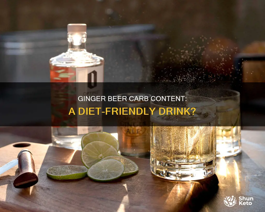 how many carbs are in diet ginger beer