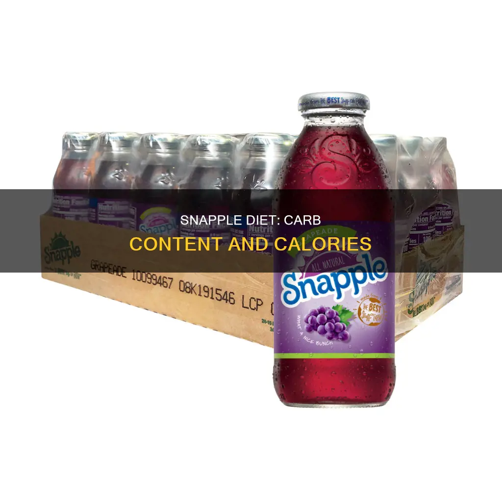 how many carbs are in snapple diet