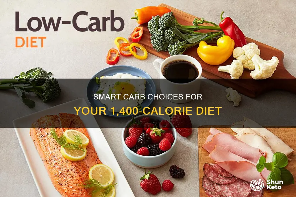 how many carbs for a 1 400 calerie diet