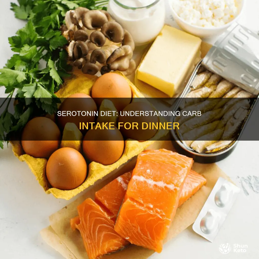 how many carbs for dinner on serotonin diet