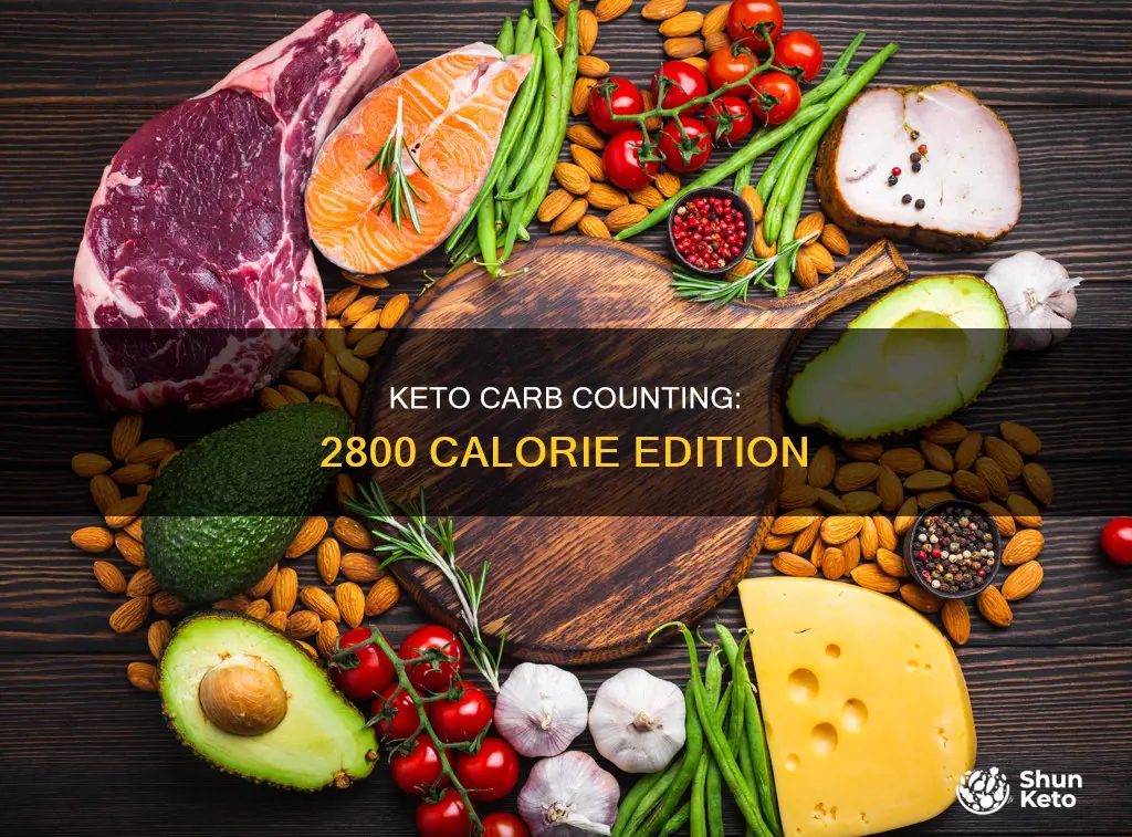 how many carbs for keto on a 2800 calorie diet