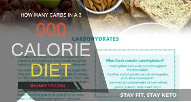 Calorie Counting: Understanding Carb Ratios in a 3000-Calorie Diet
