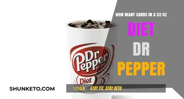 Diet Dr Pepper: How Many Carbs in 32 Ounces?