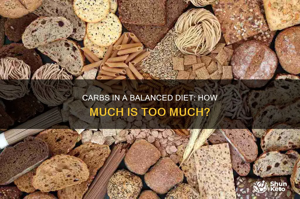 how many carbs in a balanced diet