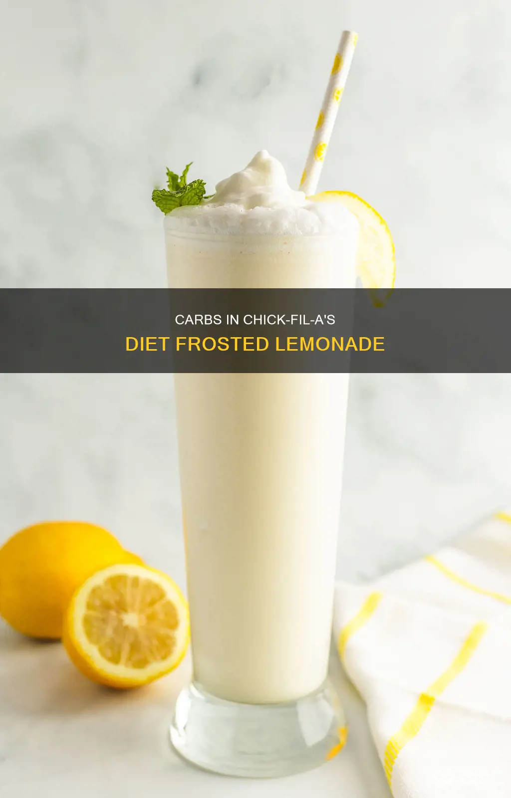how many carbs in a diet frosted lemonade from chick-fil-a