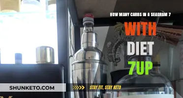 Carbs in a Seagram's 7 and Diet 7UP