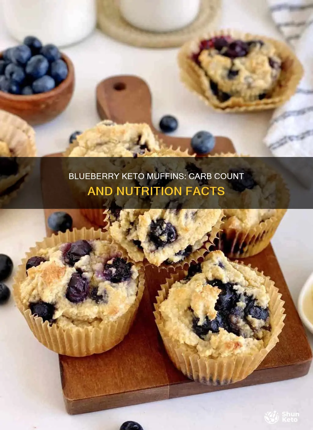 how many carbs in blueberry keto muffins