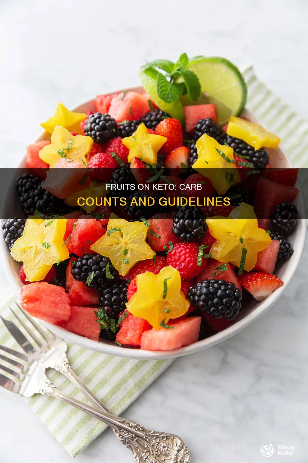 how many carbs in fruits keto diet