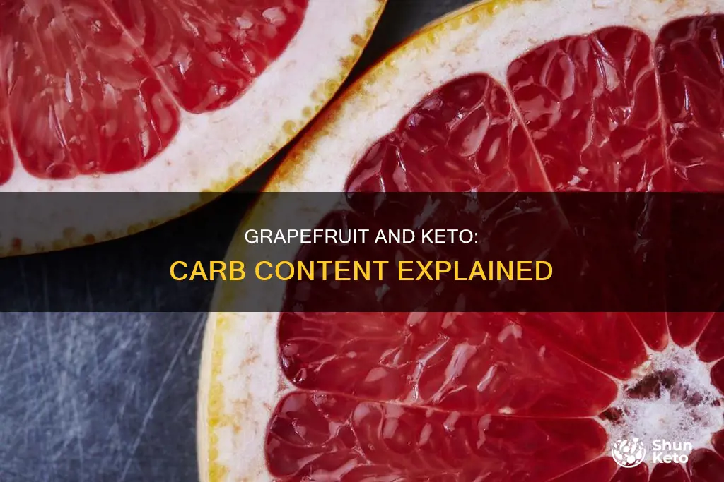 how many carbs in grapefruit keto