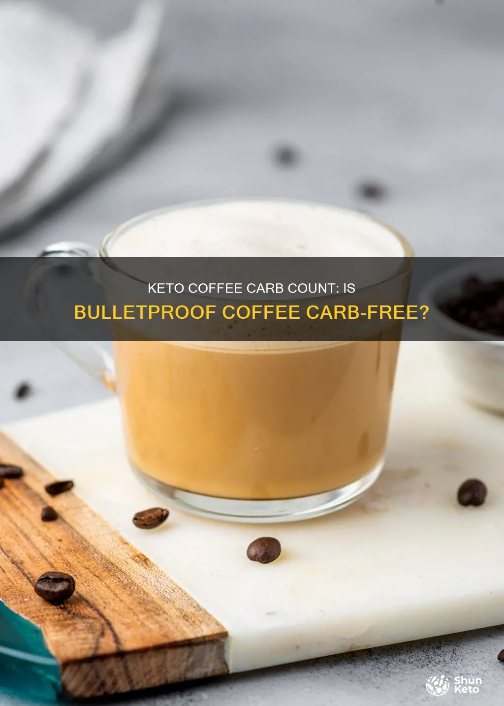 how many carbs in keto bulletproof coffee