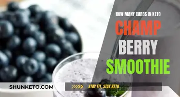 Keto Champ Berry Smoothie: Carb Count and Nutritional Facts