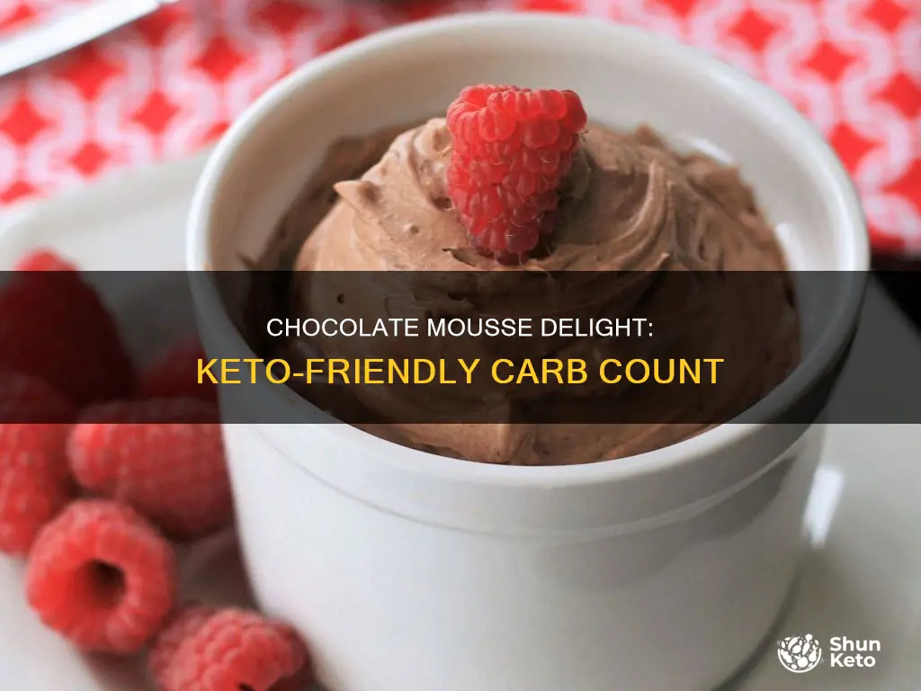 how many carbs in keto chocolate mousse