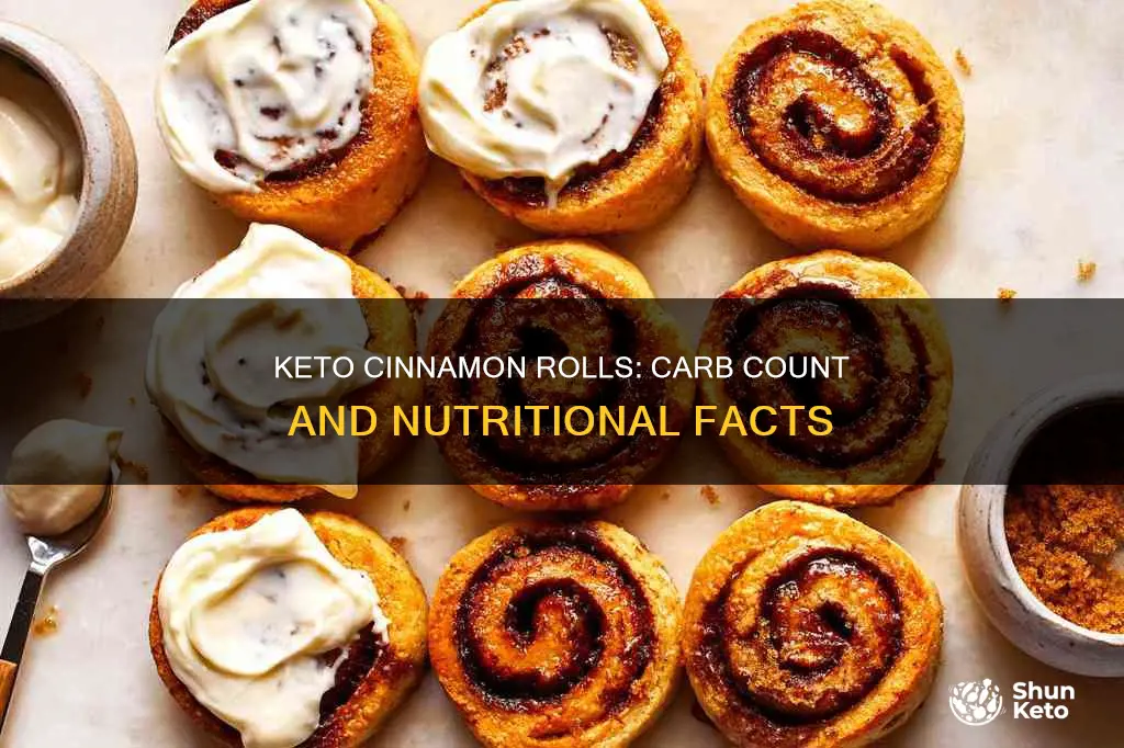 how many carbs in keto cinnamon rolls