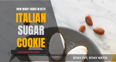 Keto Italian Sugar Cookies: Carb Count and Nutrition Facts