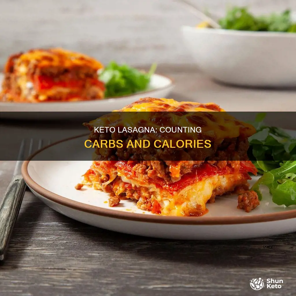 how many carbs in keto lasagna