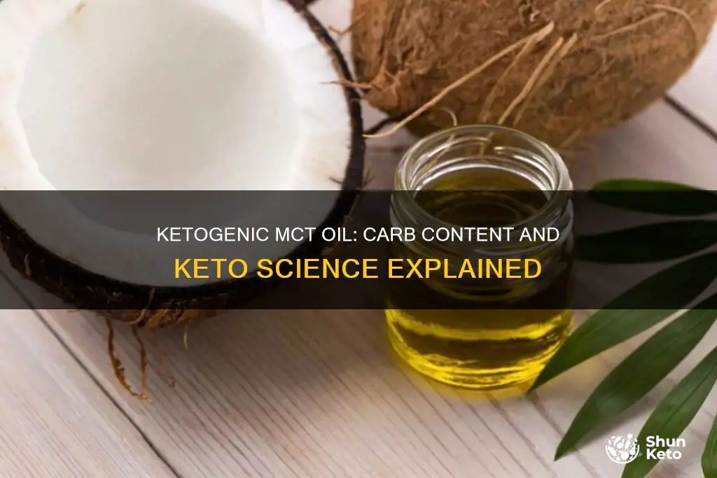 how many carbs in ketogenic mct oil by keto sciencel